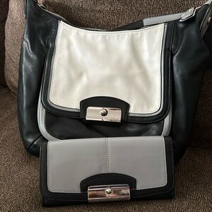 Coach leather hobo and leather wallet 2013